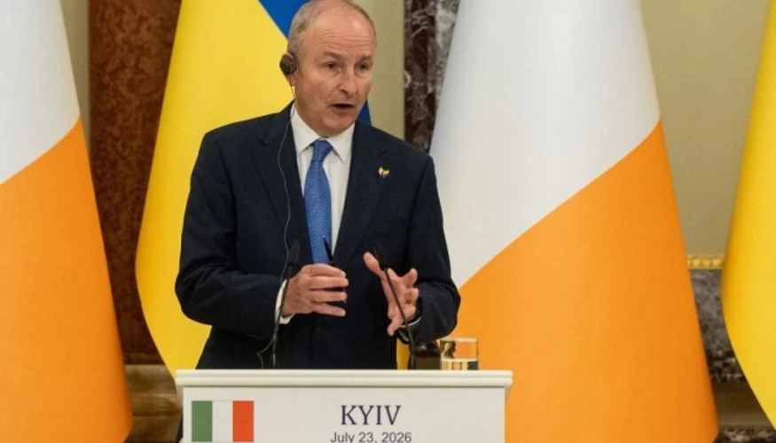 Спільна пресконференція Мікхола Мартіна та Володимира Зеленського у Києві 23 липня 2026 року