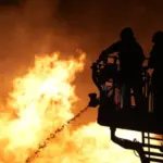 Дим над навчальним полігоном канадської військової бази після пожежі (ілюстративне фото)